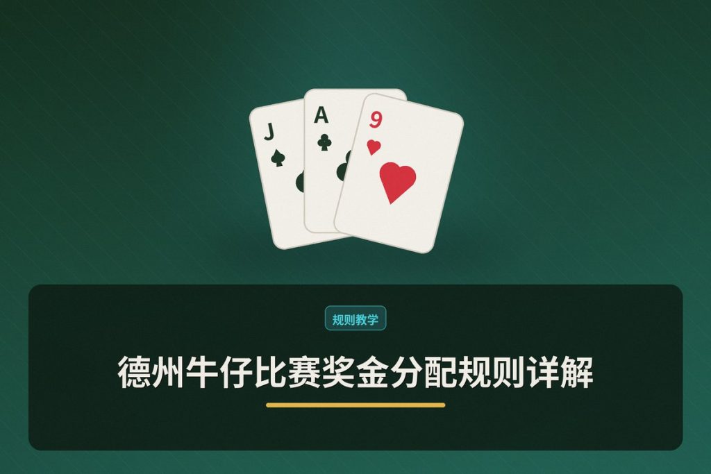 德州牛仔比赛奖金分配规则详解：新手必看的三大要点