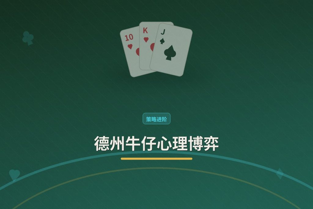 德州牛仔心理博弈：五招让对手摸不透你的牌